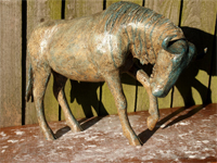 Wildebeest #3 sculpture