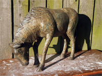 Wildebeest #2 sculpture