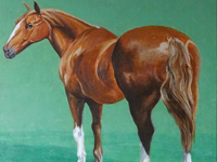 Cheshire Horse painting