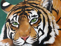 Tiger painting