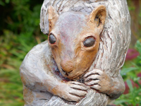 Grey Squirrel sculpture